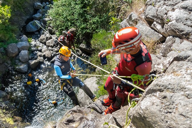 Canyoning in Madeira: Ideal for Beginners and Families - The first step at Madeira Adventure Kingdom: gear-up energy and safety briefing
