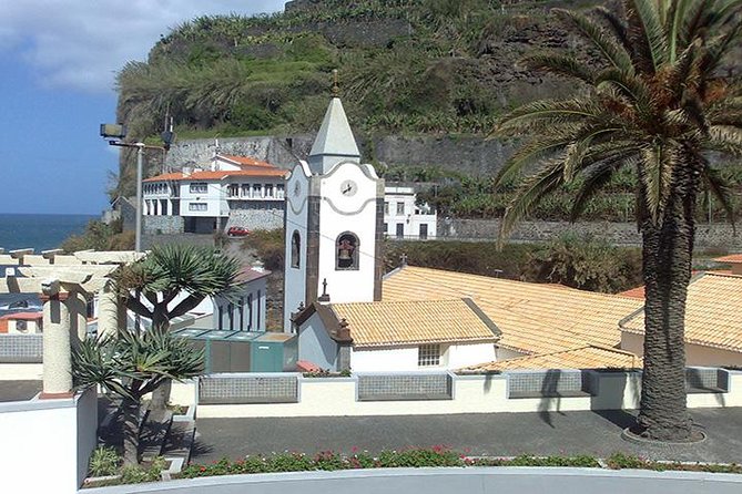 Fishing Villages - Southwest Tour - Stop 2: Prazeres for basalt houses and an oversized church