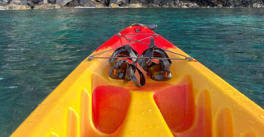 Funchal: Kayak & Snorkeling in Garajau Nature Reserve - Stop 1 and the first kayak leg from Marina do Funchal