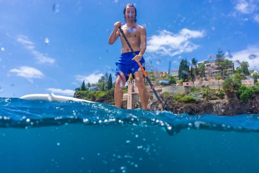 Funchal: SUP Rental or Guided tour with snorkeling - Meeting, Briefing, and Getting On the Water Calmly