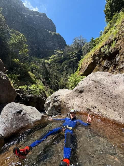 Go Explore Canyoning Level 2 (Nun's Valley) . - Optional jumps, slides, and pool time: choosing your comfort level