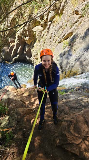 Level 2 - Canyoning Adventure - Intermediate - Funchal - Inside the canyon: rappels, slides, and Madeira’s 25-meter moment