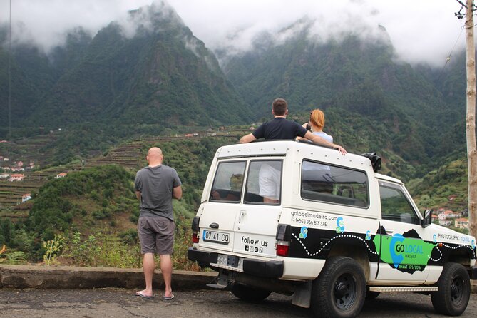 Madeira Island Private Wine Full-day Tour in all terrain vehicle - São Vicente: cliffy coastline views and terrace vines