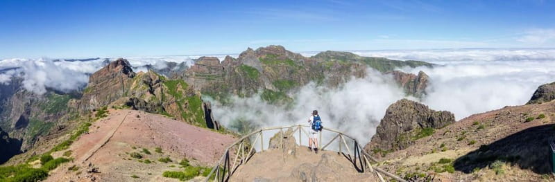 Pico Areeiro to Pico Ruivo Madeira Island Walk - The Ridge Walk: Tunnels, Steep Grades, and Endemic Flora