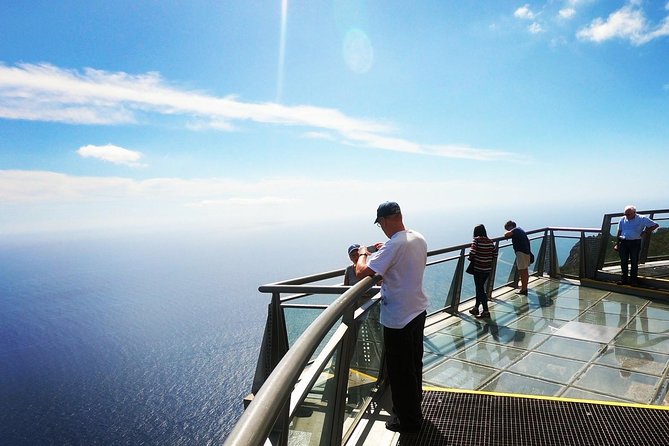 Skywalk, Amazing Views & Wine Tasting in Open Roof 4x4 Adventure - Cabo Girão Skywalk From the Rooftop Perspective